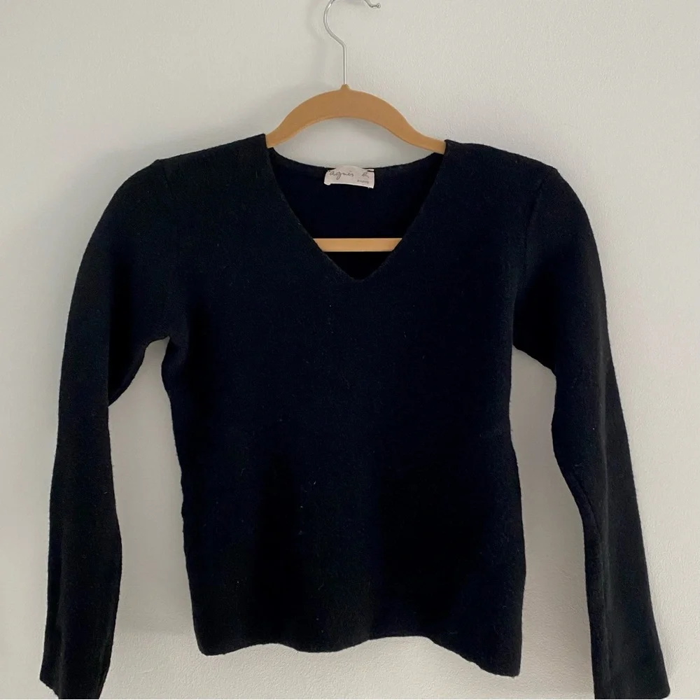 Agnes B. Black Sweater - Picture 1 of 3